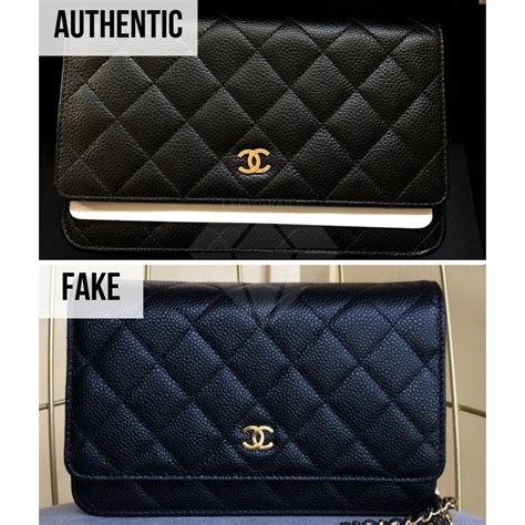 chanel wallet on chain fake|authentic chanel wallet on chain.